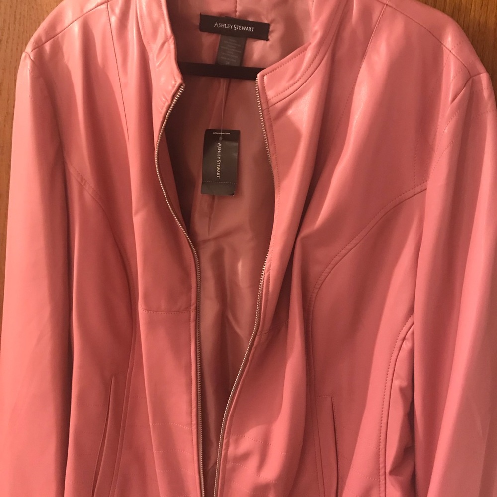 Faux leather jacket
